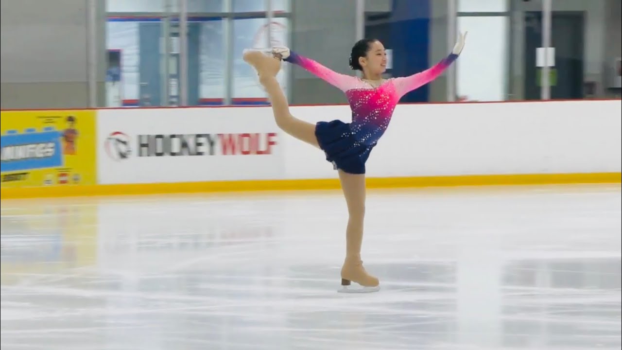 Elaine Kim, Pre Preliminary, Ice Fest 2025 Figure Skating Competition, Gold Medal