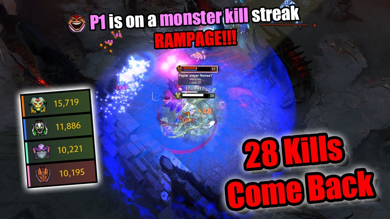 28 Kills AntiMage Comeback with a RAMPAGE 🔥