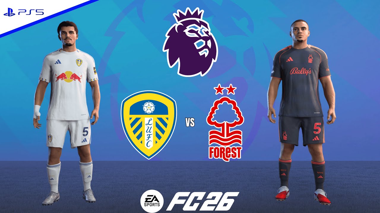 Leeds United vs Nottingham Forest | Premier League 25/26 - Round 25 | FC 26 - PS5™[4K]