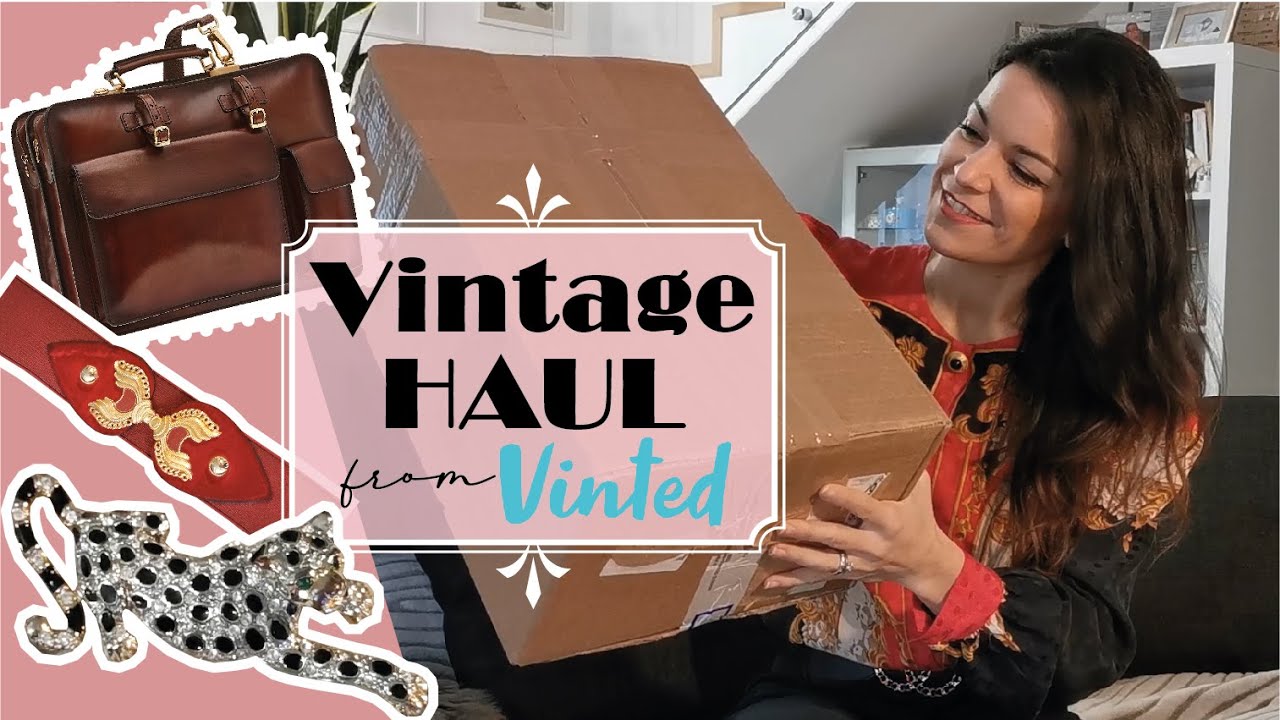 VINTAGE HAUL from Vinted - THRIFTED ACCESSORIES & CLOTHES try-on