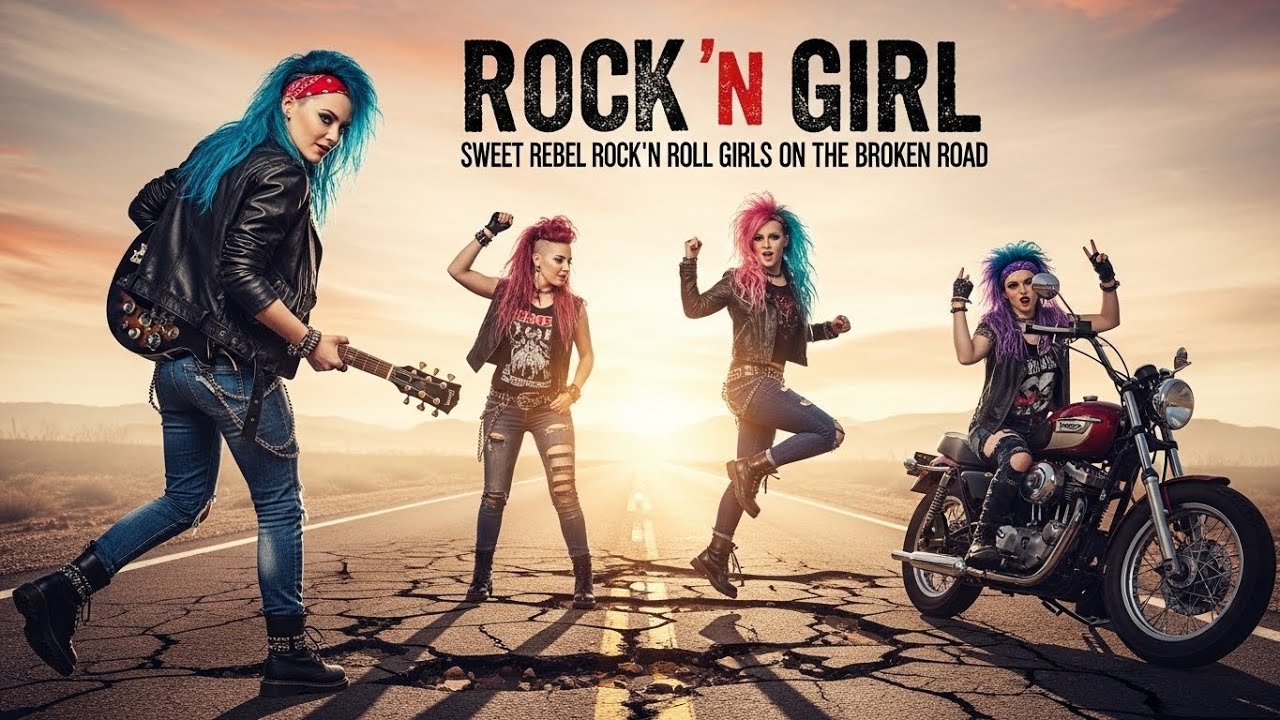 Best Musick Rock n Roll Girl 🎸 Rock n Girl 🎶 Sweet Rebel Rock n Roll Girls on the Broken Road