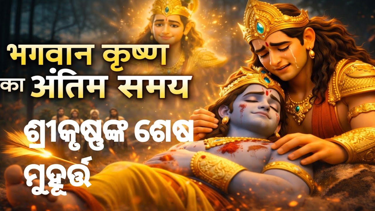 ଶ୍ରୀକୃଷ୍ଣଙ୍କ ଶେଷ ମୁହୂର୍ତ୍ତ | Krishna Death Story | Mahabharata Mausala Parva (Odia)