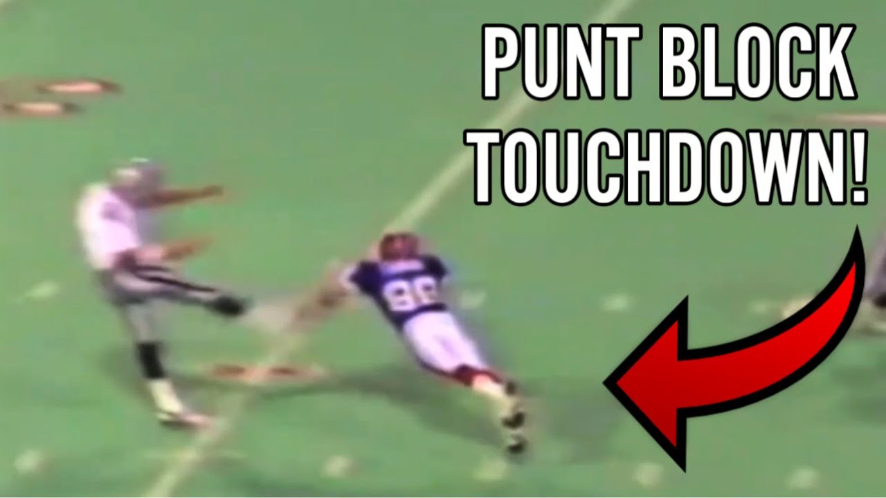 Steve Tasker reacts to his memorable blocked punt