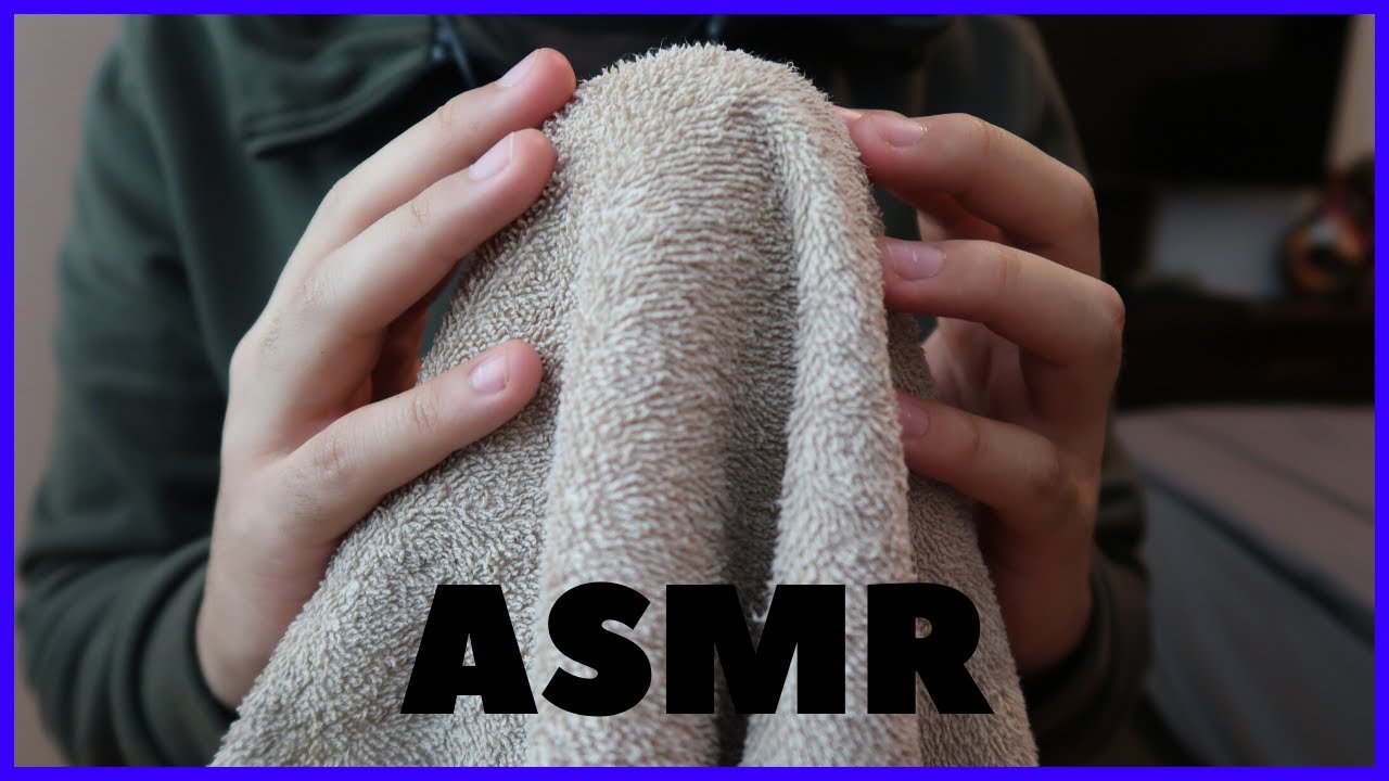 ASMR-touching towel (no talking,relaxing)/tocando una toalla (no hablar, relajarse)