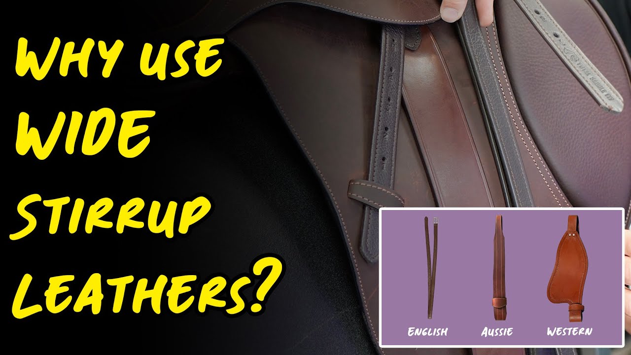 2 Reasons English Riders are Switching to WIDE Stirrup Leathers