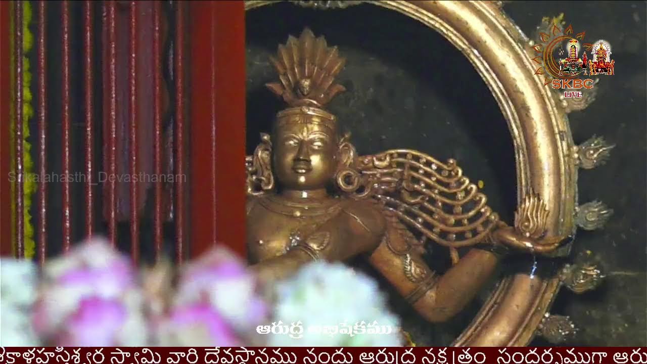శ్రీకాళహస్తీశ్వర స్వామి వారి దేవస్థానము నందు ఆరుద్ర నక్షత్రం  సందర్భముగా ఆరుద్ర అభిషేకం 03.01.2026