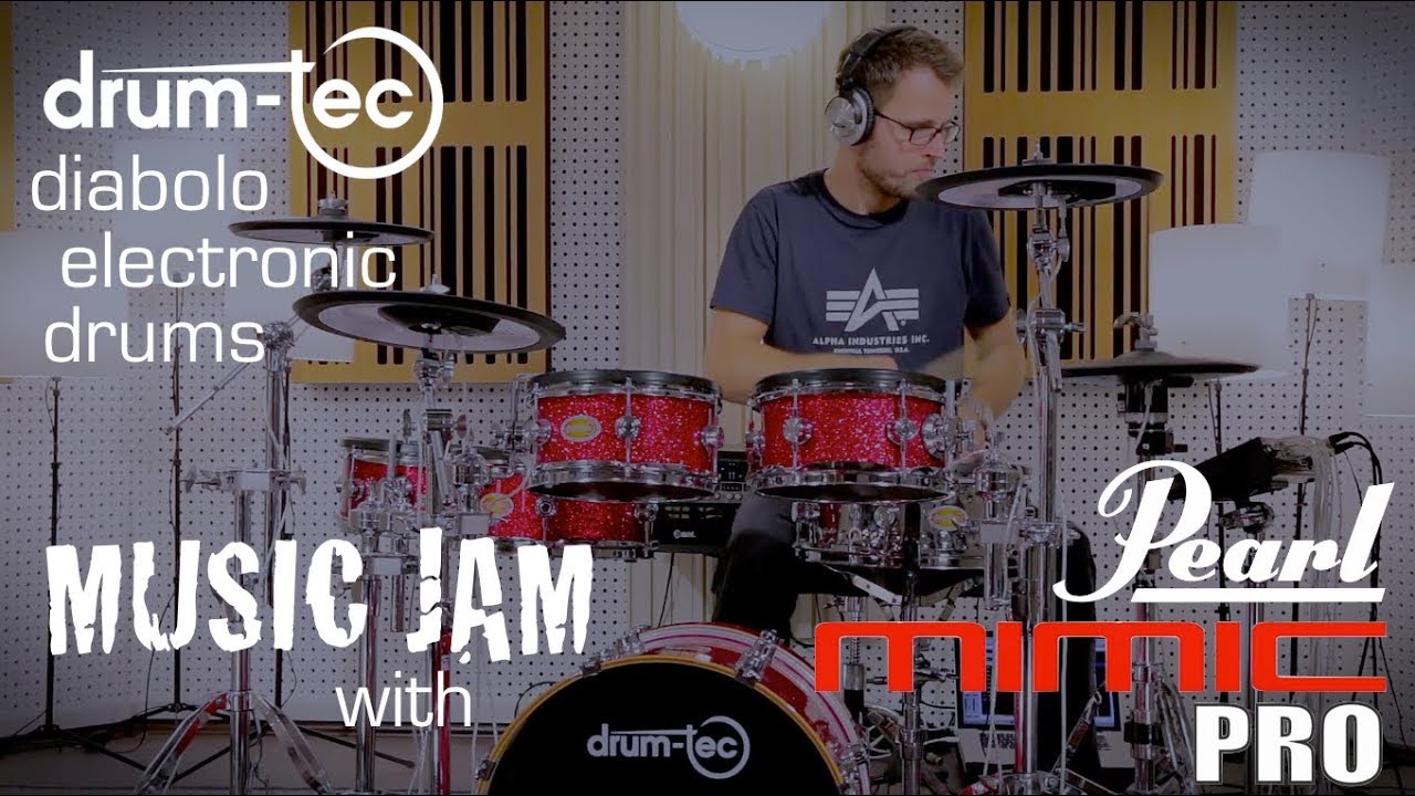Pearl Mimic Pro & drum-tec diabolo electronic drums MUSIC JAM