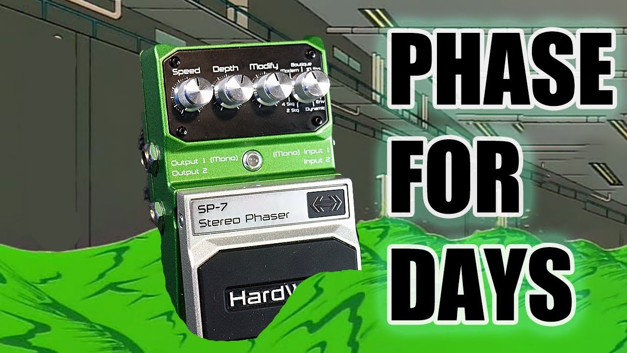 Hardwire SP-7 Stereo Phaser - Gooey Green Goodness