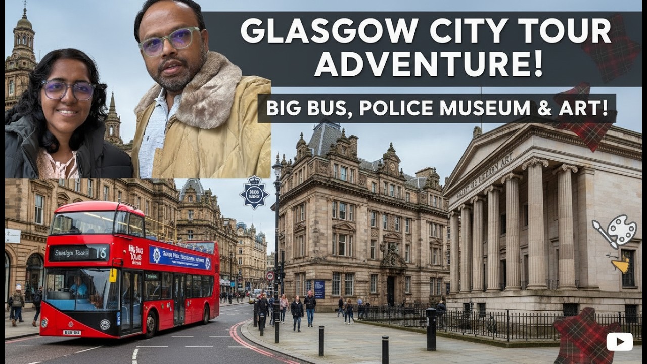 Glasgow city tour with Big bus Trip, Police museum, Gallery of Modern Art, #glasgow #uk #scotland