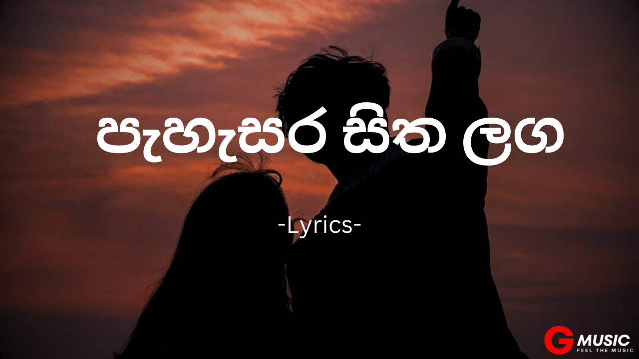 Pahasara Sitha Laga | පැහැසර සිත ලග (Lyrics) - Niro Brave