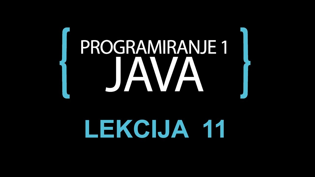 Java programiranje - 11 - Definisanje klasa, gettera, settera i konstruktora