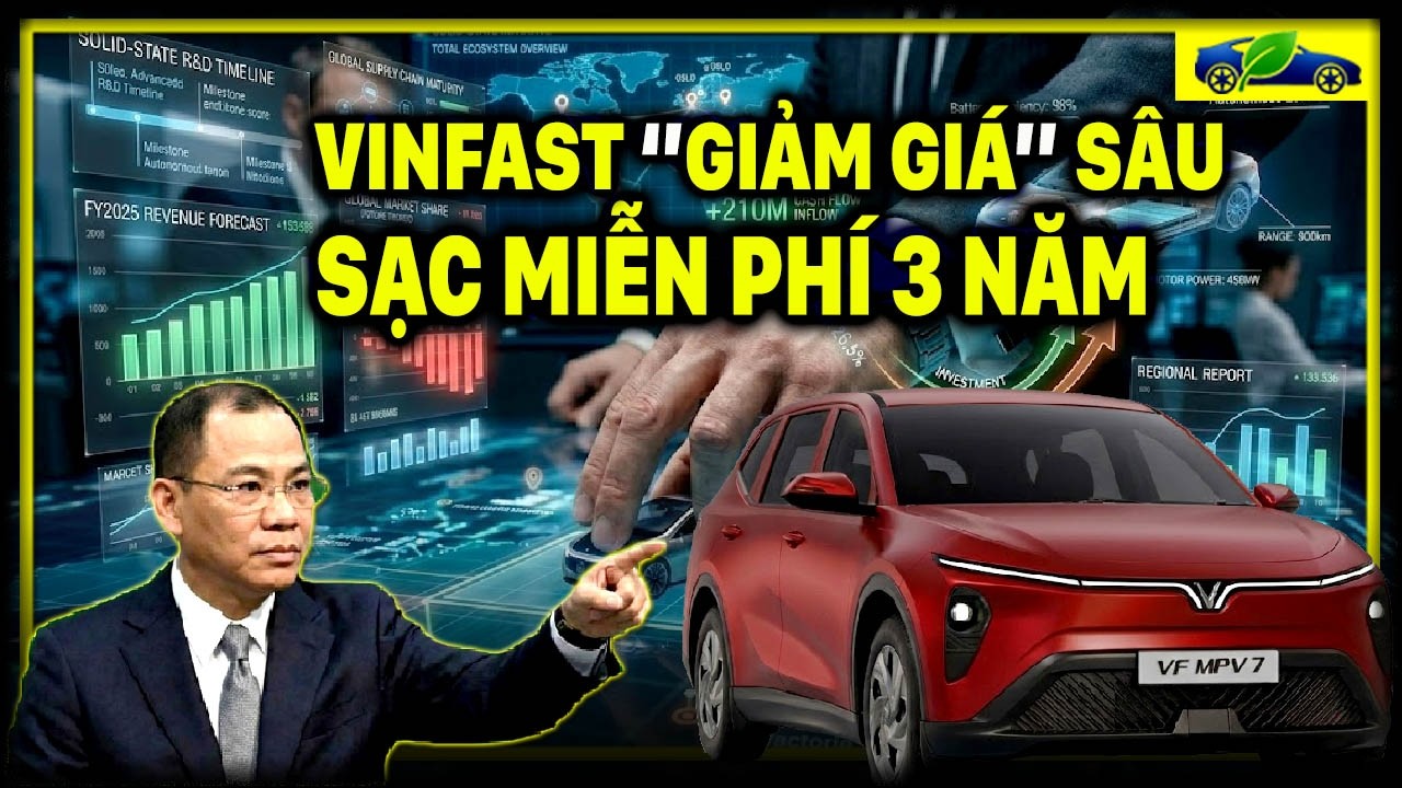 VINFAST ''VF MPV 7'' GIẢM GIÁ SÂU VÀ CHÍNH SÁCH SẠC MIỄN PHÍ ''3 NĂM''