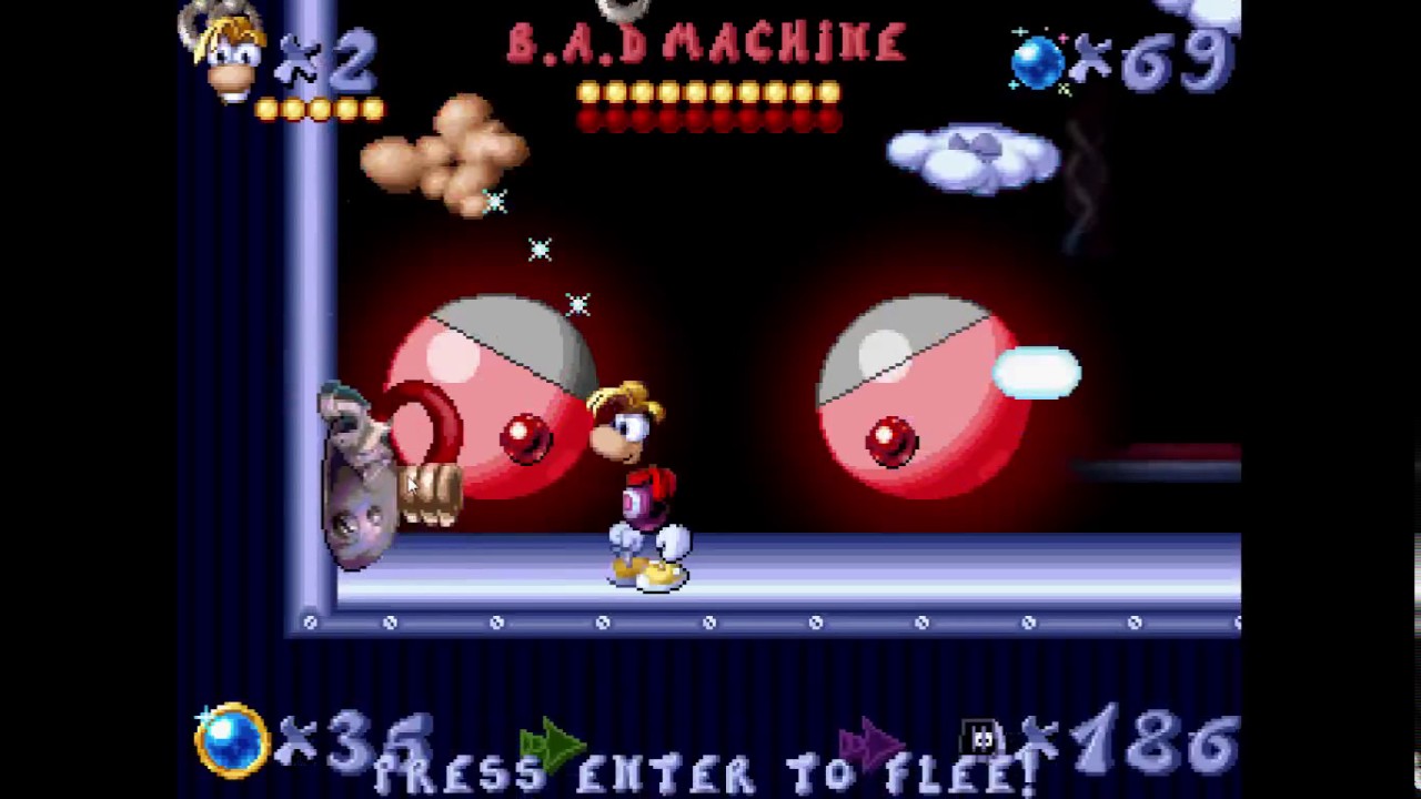 Rayman! Dark Magician's Reign of Terror Boss run 1/5