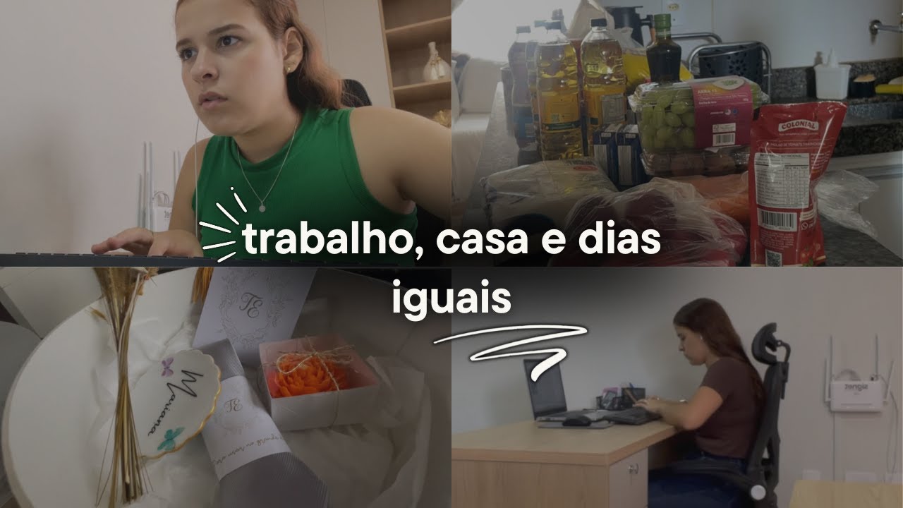 Rotina da semana | Daily Vlog, estudo de inglês e último dia de trabalho