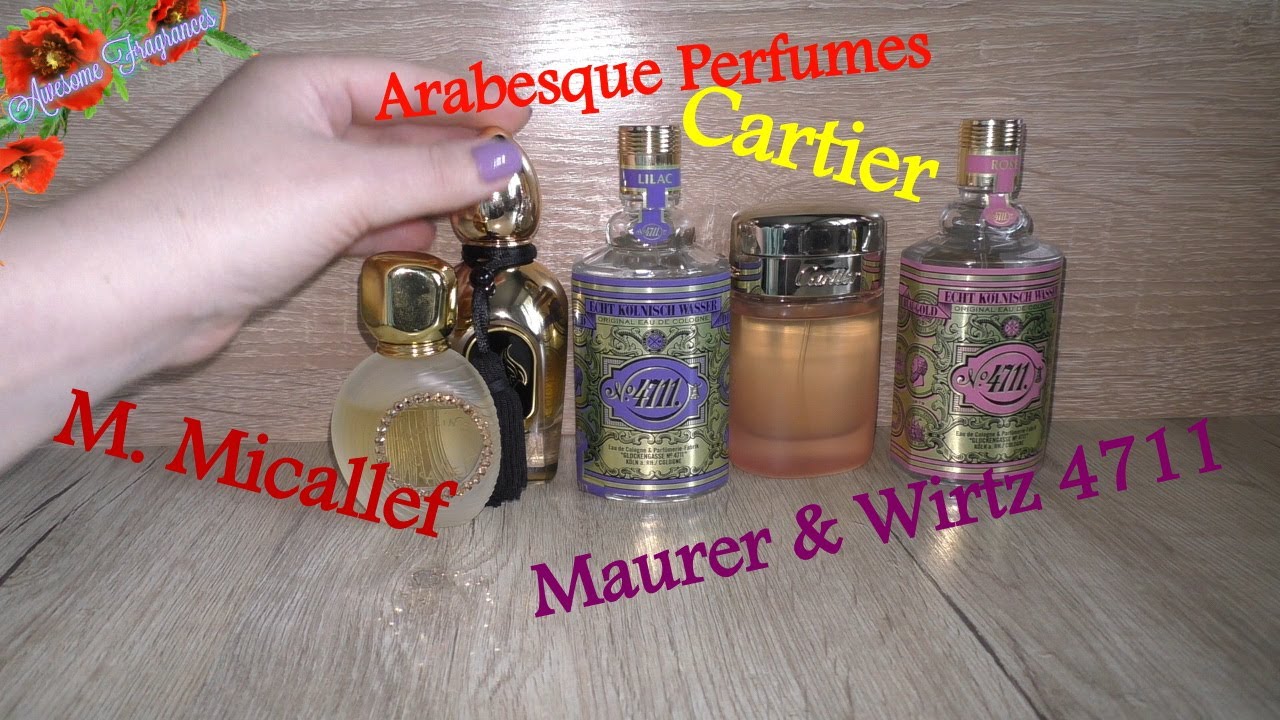 🥀Парфюмы интересные и долгожданные😍Maurer & Wirtz 4711/Cartier/M. Micallef/Arabesque🥰