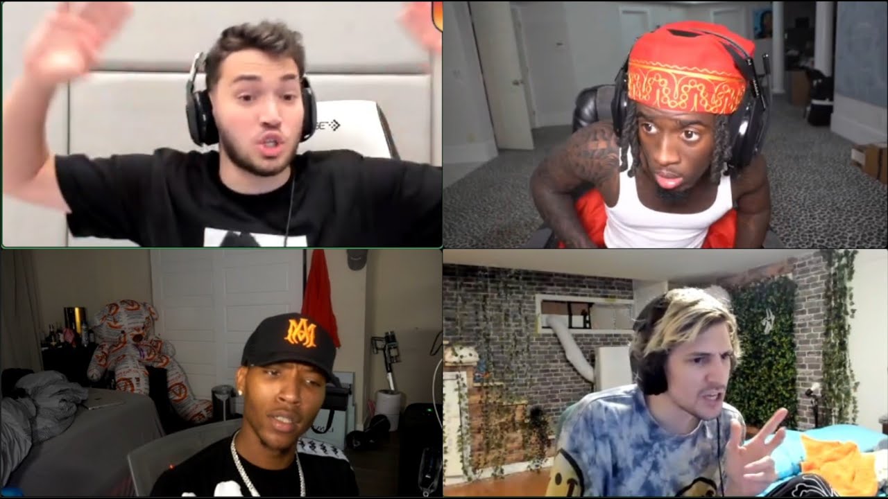 Silky Goes On A Podcast w/Adin,Kai Cenat,XQC,YRG & More | Pt 2