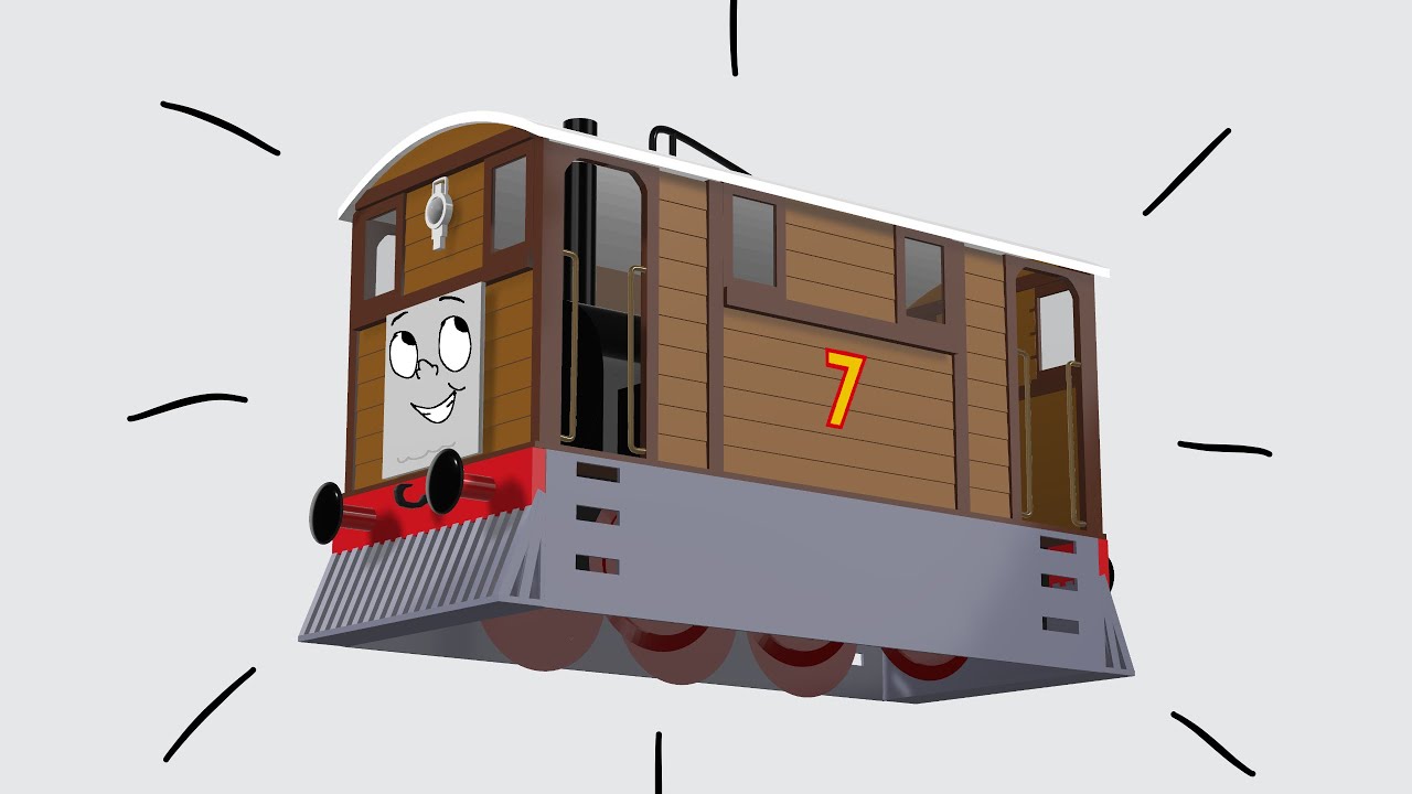 Making Toby the Tram Engine in Paint 3D