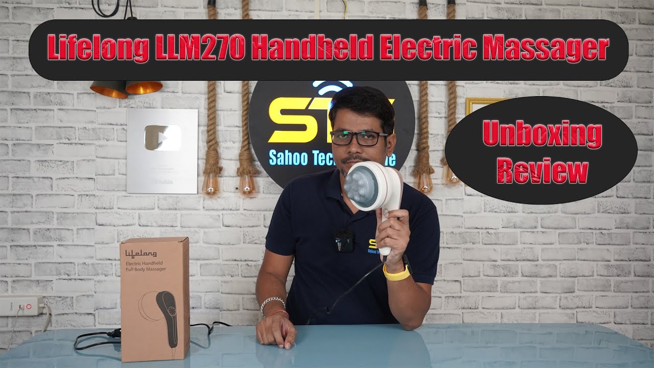 Lifelong LLM270 Powerful Handheld Electric Massager Unboxing & Review | Best Handheld Massager 2023