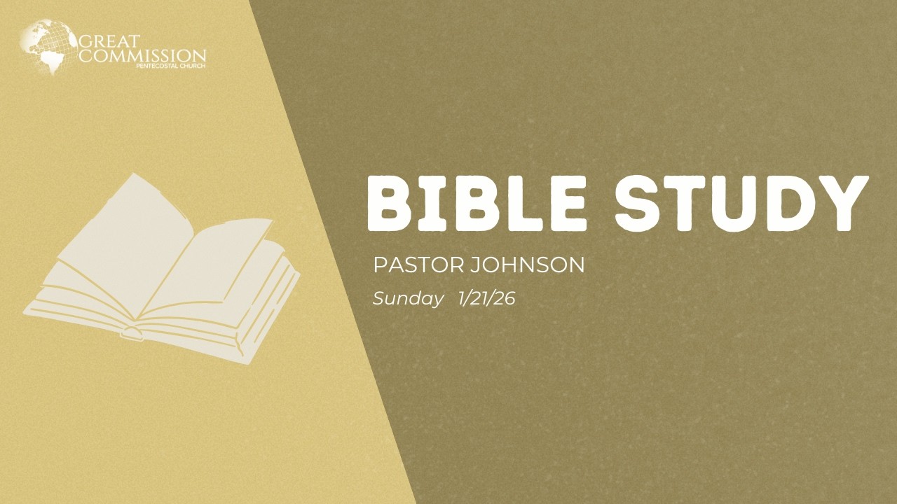 Bible Study | Pastor Johnson