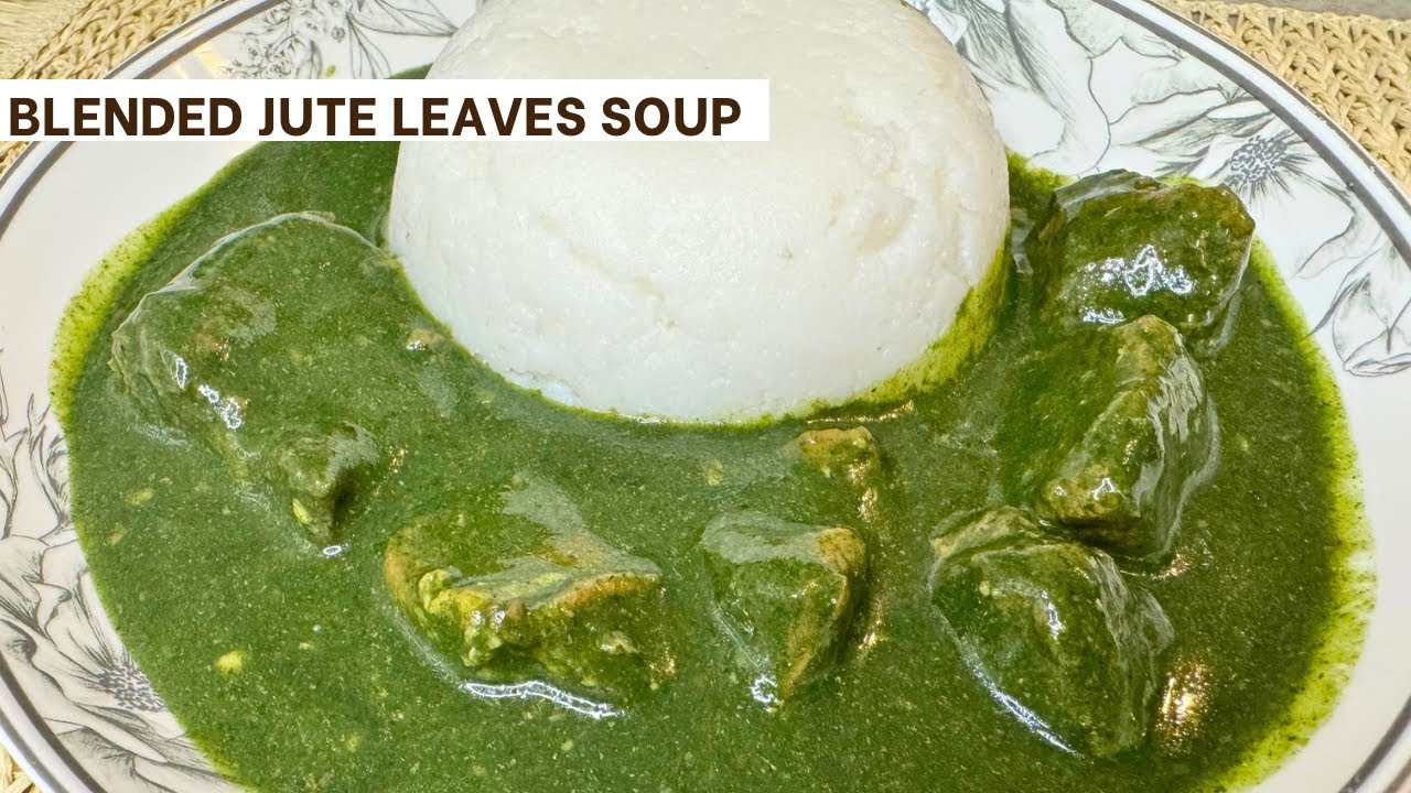 🇸🇸🇸🇩 Khudhra Mafrooka | Sudanese Blended (Fresh) Jute Leaves Soup