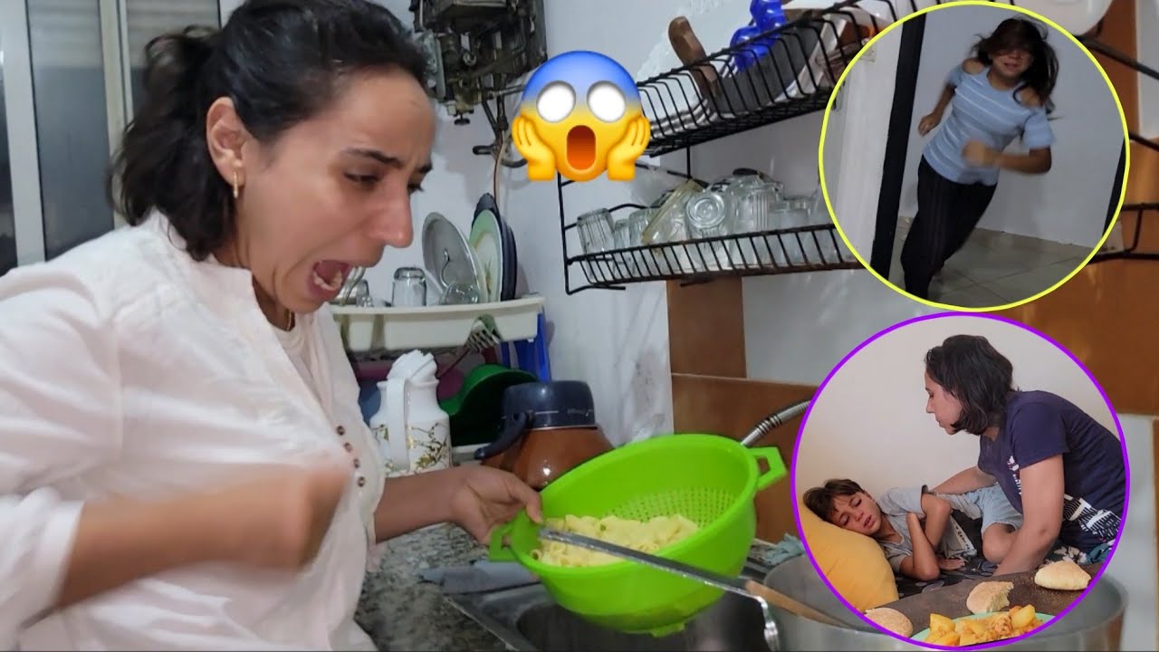 درت كارثة😱بلا مانقصد🥺المهم للي وقع وقع😓ولدي يحيى مريض بزاف 🤕