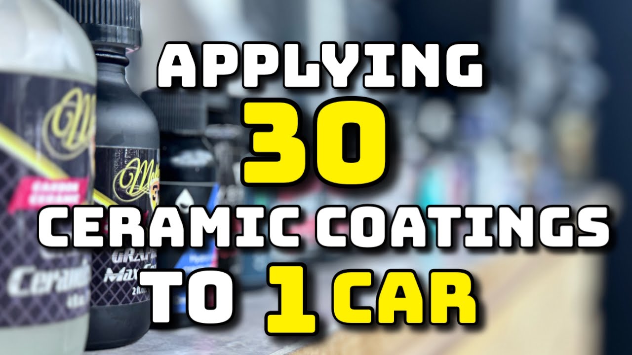 Applying 30+ Ceramic Coatings To 1 Car | Part 2 | Which One Will Win?