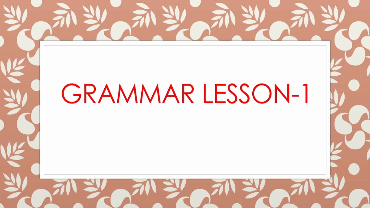 Grammar for Lesson  1 Nihongo Shoho 
