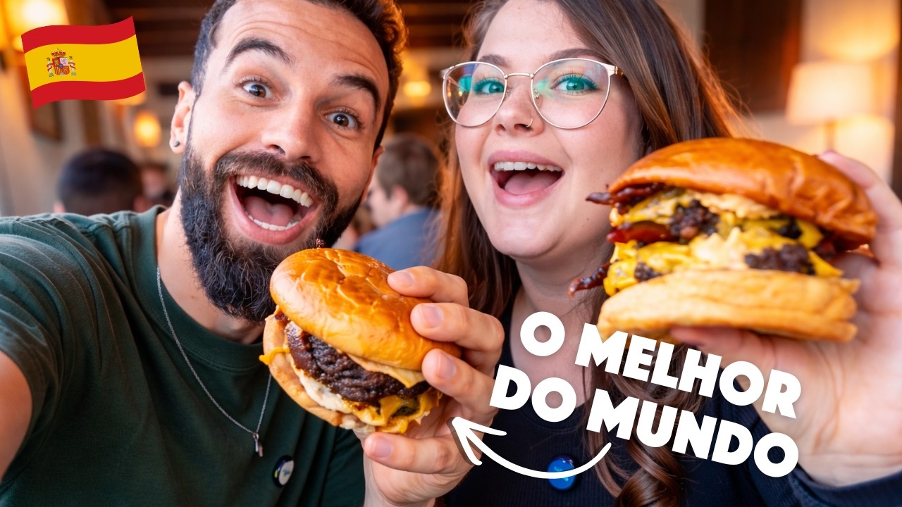 O melhor hamb&uacute;rguer do mundo fica na Espanha 🍔 🇪🇸
