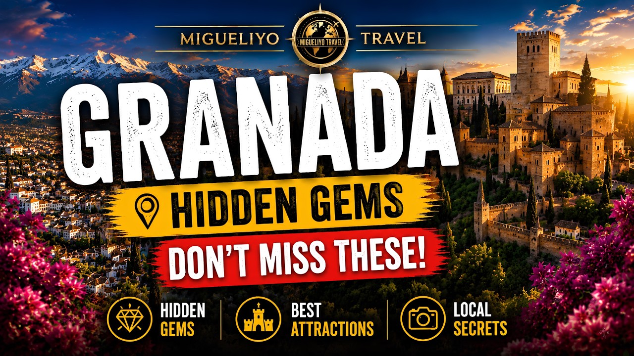 Granada's HIDDEN Gems and BEST Attractions REVEALED! #spain #travel #granada