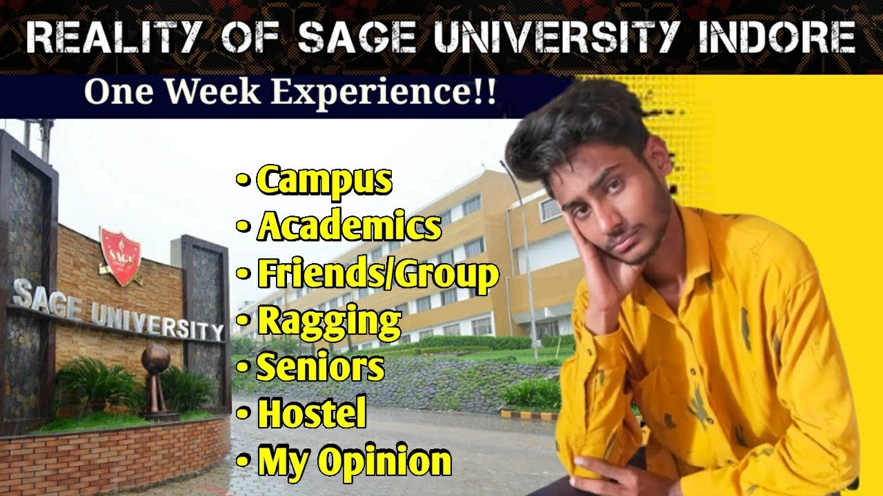 My One Week Experience Of College | Sage University Indore | Campus Reality 😱