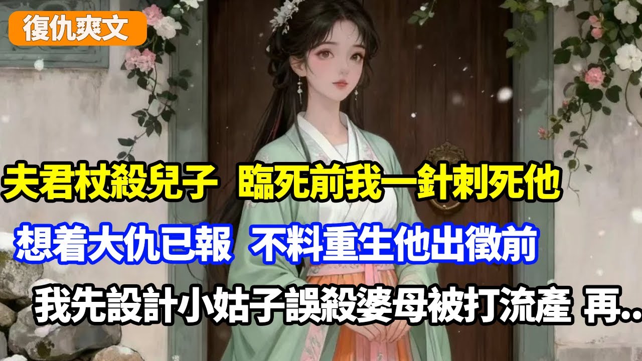 夫君杖殺兒子，臨死前我一針刺死他，想着大仇已報，不料重生他出徵前，我先設計小姑子誤殺婆母被打流產再...