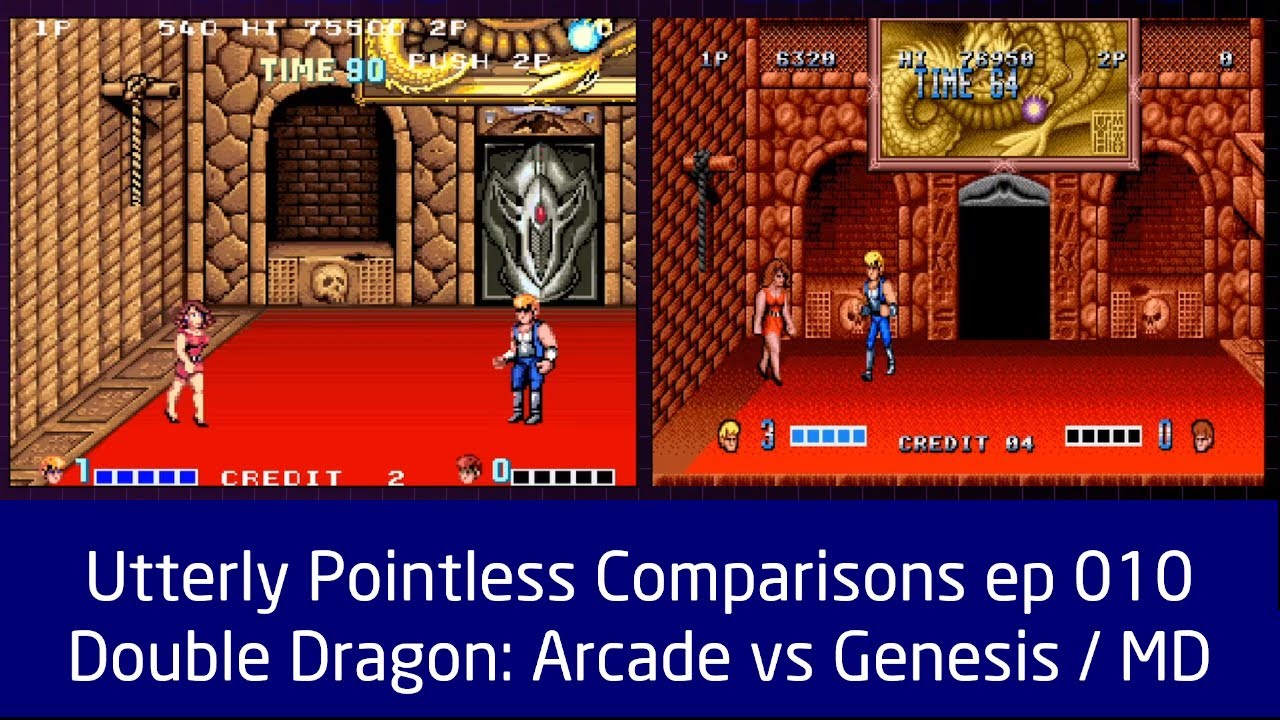 Double Dragon Arcade vs Genesis - Utterly Pointless Comparisons ep 010 [720p60]
