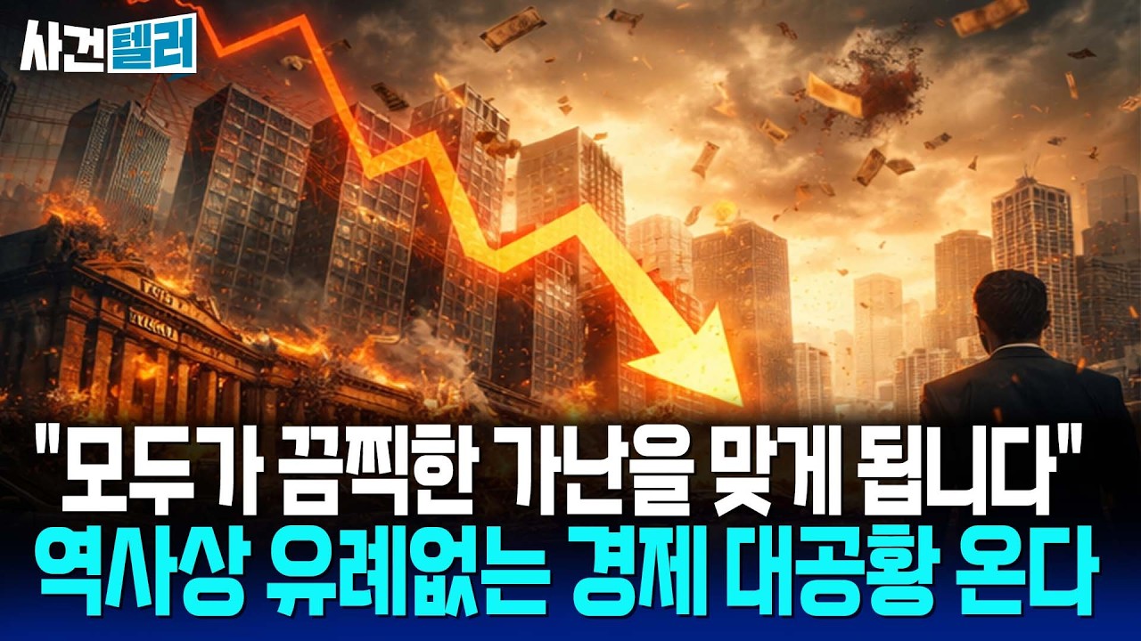 한국 경제 박살난 실제 상황... 역사상 유례없는 경제 대공황 온다 (유광훈 변호사) / 사건텔러