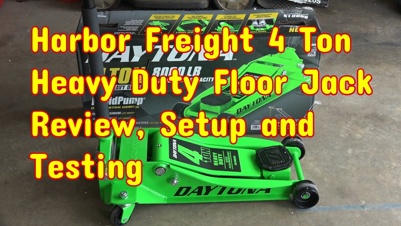 Обзор и настройка тяжелого напольного домкрата Harbor Freight Daytona 4 тонны 2022 года