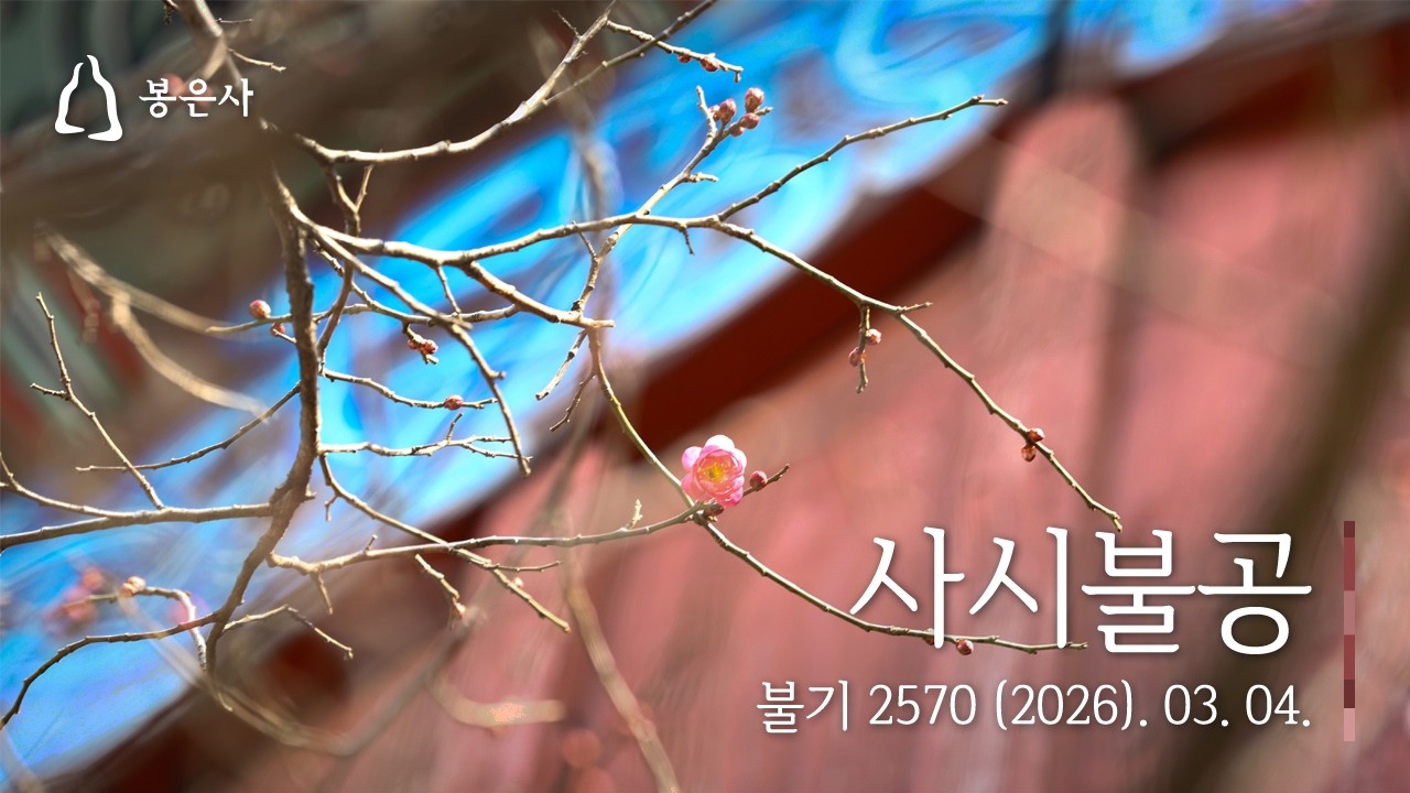 봉은사 사시불공 (2026.03.04.)
