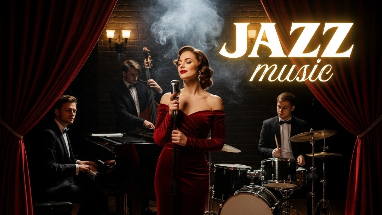 Smoky Jazz Lounge Night – Relaxing Live Band Music for Dinner & Cozy Evenings