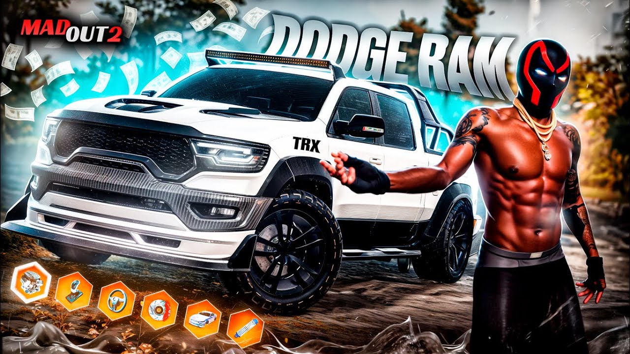 НУЖЕН ЛИ ТЕБЕ DODGE RAM TRX? ПРОКАЧАЛ ПИКАП НА ФУЛЛ ЗОЛОТО В MADOUT 2