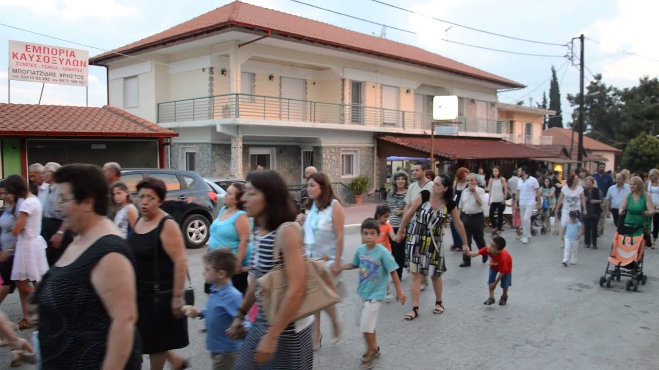 Περιφορά Ιεράς Εικόνος Αγίου Παντελεήμονος στο Ν.Αγιονέρι 26-7-15