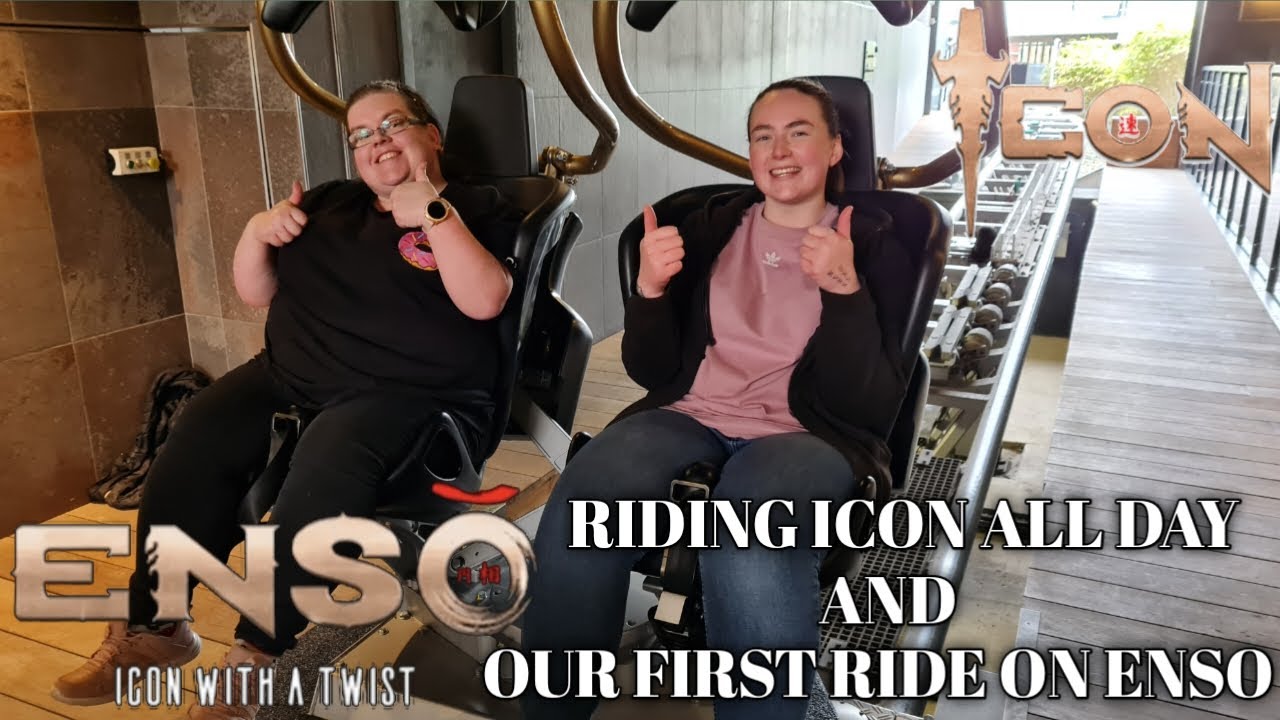 RIDING ICON ALL DAY & OUR FIRST RIDE ON ENSO @ BLACKPOOL PLEASURE BEACH !!!