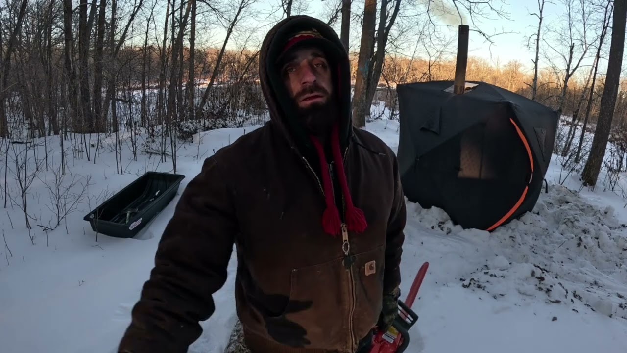 Nordic-Style Solo Snow Camping |EP04| @SaunaStoned
