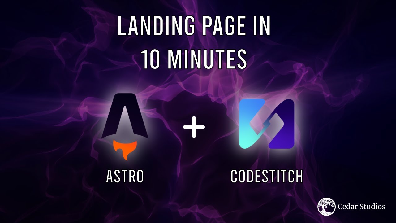 Landing Page in 10 Minutes with Astro and CodeStitch