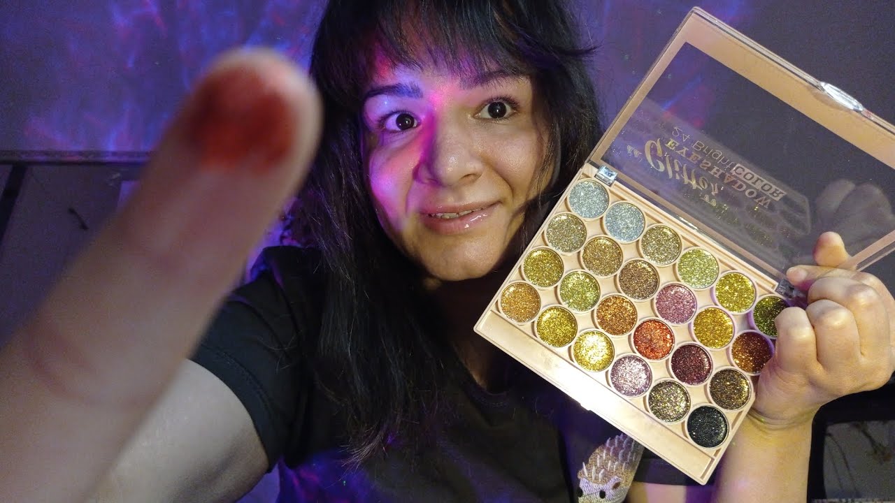 🥳asmr doing your makeup birthday #asmr