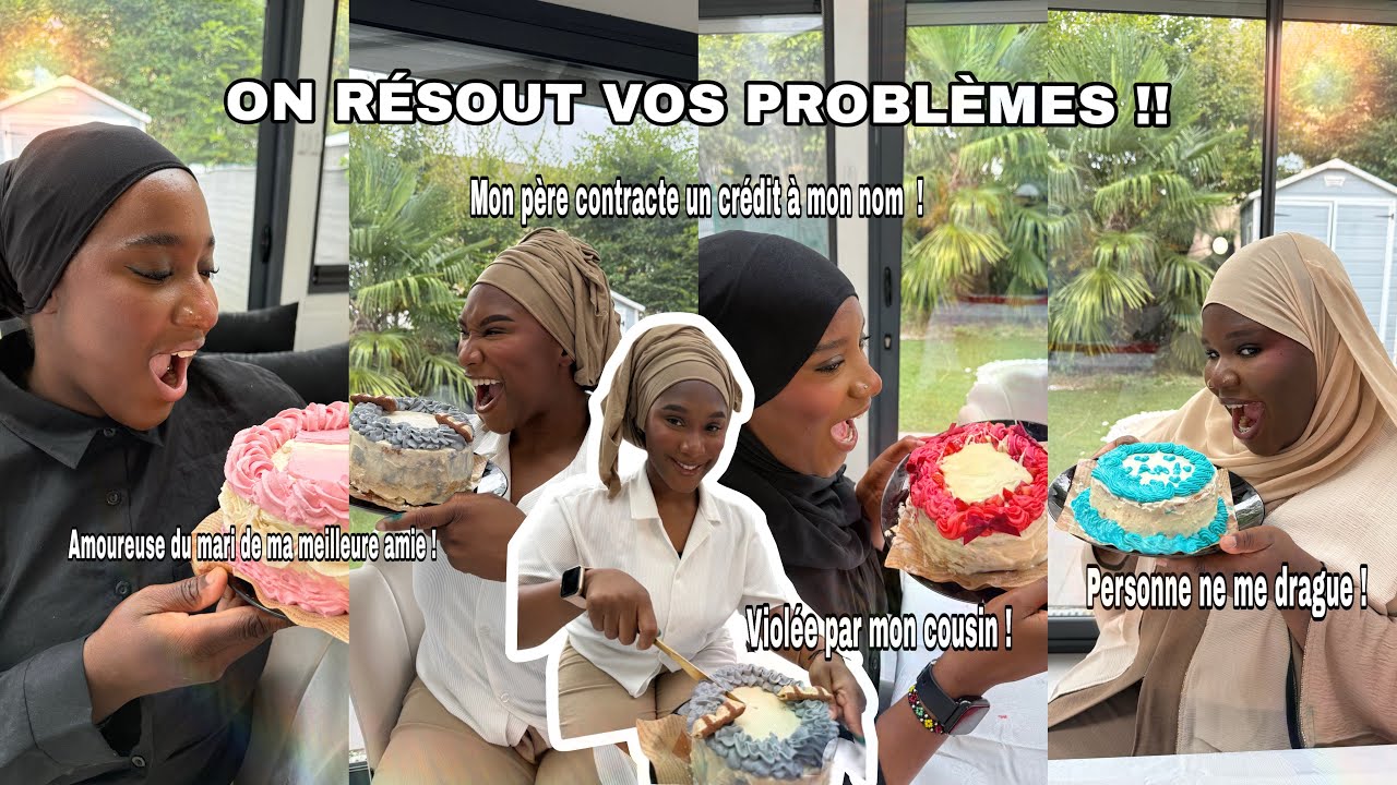 ON RÉSOUT VOS PROBLÈMES. Atelier BENTO CAKES 🎂(viol, crédit, mariage, confiance,…)