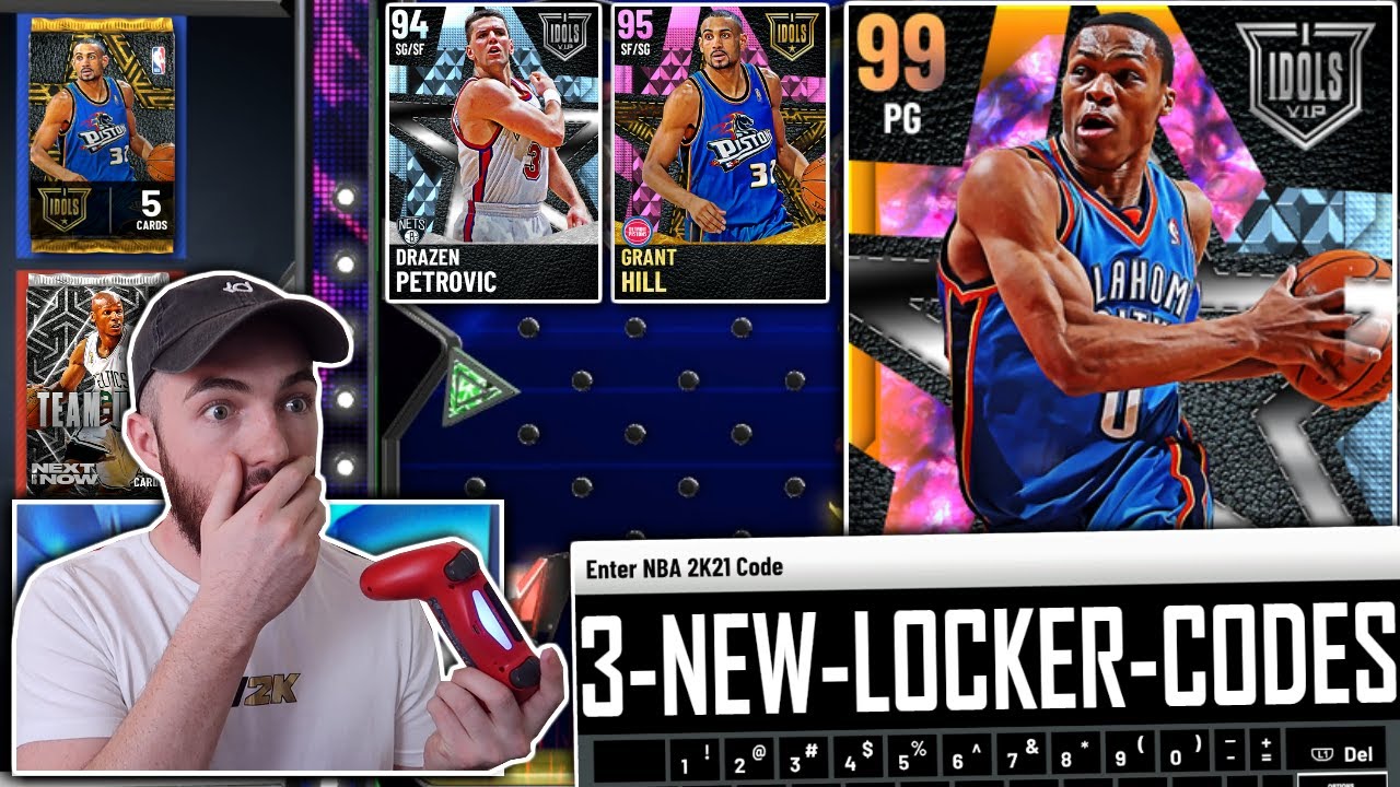 3 NEW *FREE* LOCKER CODES 2K21 + GOD MODE RUSSELL WESTBROOK GAMEPLAY! (NBA 2K21 MyTEAM)
