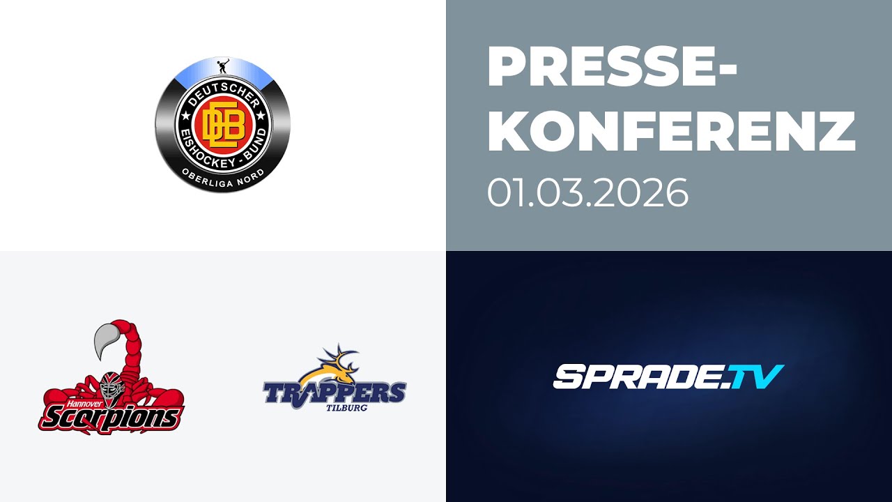 01.03.2026 - Pressekonferenz - Hannover Scorpions vs. Tilburg Trappers