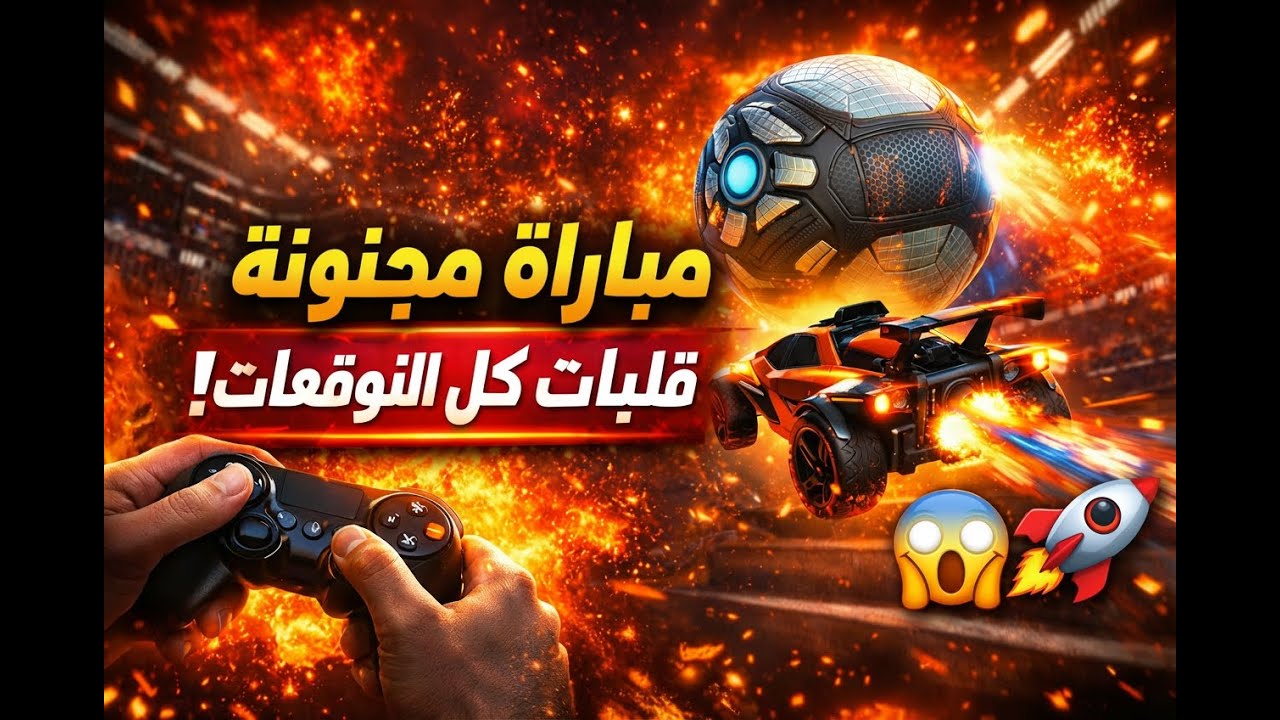 مباراة نارية حتى آخر ثانية 😱| ROCKET LEAGUE