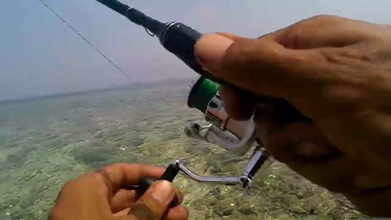 Solo Camping & Fishing on the beautiful beach in Jakarta, Indonesia