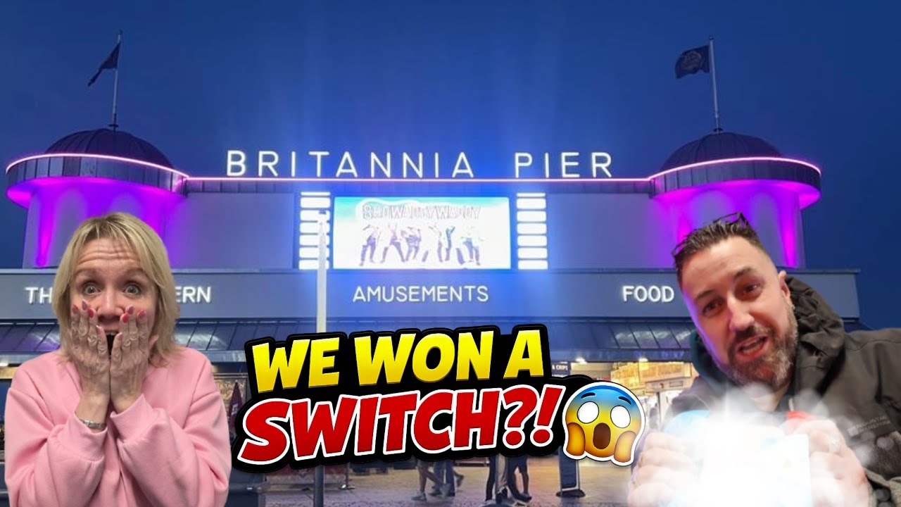 We WON a Nintendo Switch?! 😱 | Britannia Pier Arcade Great Yarmouth