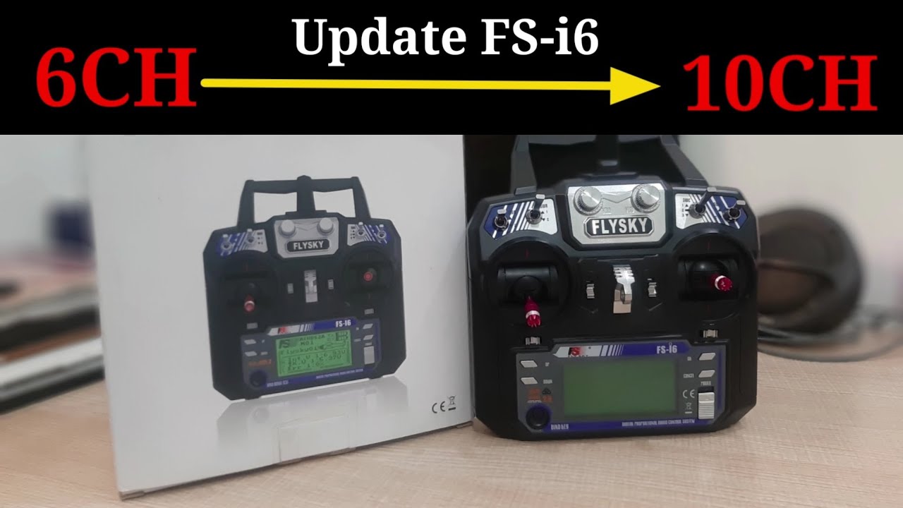 How to Update Firmware of FLYSKY FS-i6...6ch to 10ch.