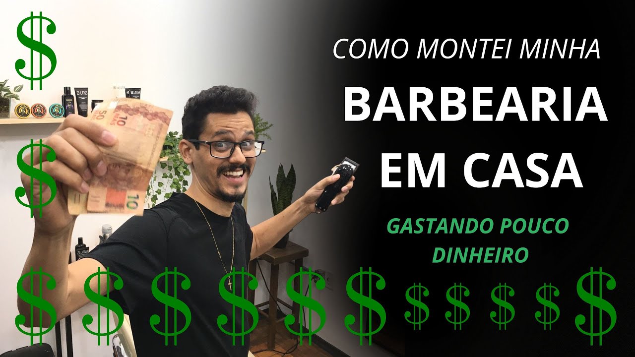 COMO MONTEI MINHA BARBEARIA EM CASA - STUDIO RAFA HILÁRIO